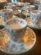 7 Sets Minton England Haddon Hall Chintz Demitasse Cups & Saucers