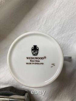 7 Wedgwood Parliament Crest Portcullis Demitasse Cups & Saucers RARE