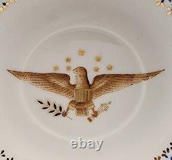 8 Andrea by Sadek Federal Eagle Demitasse Cup Saucer Chinese Export Style 7636