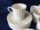 8 Belleek Ireland Everday Basketweave Demitasse Cups & Saucers Mint
