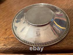 8 Fisher Sterling Demitasse Cups & Saucers with Hutschenreuther Selb Bavaria Liner