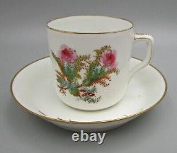 8 Haviland Moss Rose Demitasse Cups & Saucers