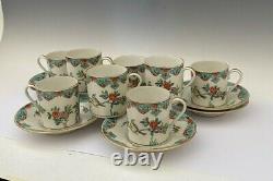 8 Vintage Demitasse Cups and Saucers Bailey Banks & Biddle France 7386