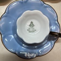 8 Vintage P. T. Bavaria Tirschenreuth Germany Demitasse Cups & Saucers