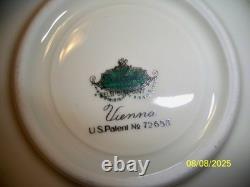 8 Vintage Rosenthal Bavaria Ivory Vienna Flat Demitasse Cup & Saucer Sets