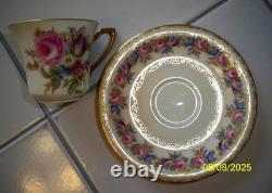 8 Vintage Rosenthal Bavaria Ivory Vienna Flat Demitasse Cup & Saucer Sets