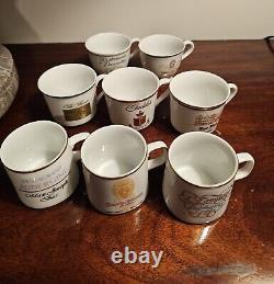 8 World Greatest Restaurants Demitasse Collection Cups Saucers Espresso