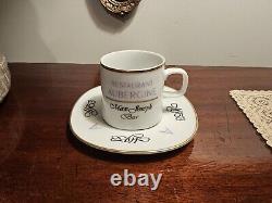8 World Greatest Restaurants Demitasse Collection Cups Saucers Espresso