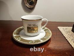 8 World Greatest Restaurants Demitasse Collection Cups Saucers Espresso