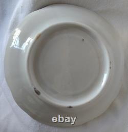 8pc. Antique Demitasse Cup And Saucers Hand-painted Japanese Landscape