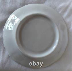 8pc. Antique Demitasse Cup And Saucers Hand-painted Japanese Landscape