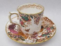 8pc Royal Crown Derby, England Olde Avesbury XLIV Demitasse tea cups & saucers