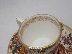 8pc Royal Crown Derby, England Olde Avesbury XLIV Demitasse tea cups & saucers