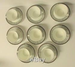 8x GUSTAVSBERG SPISA RIBB DEMITASSE CUP & SAUCER SETS