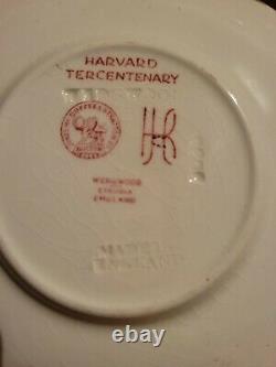 9 sets Wedgwood Harvard Boylston Hall demitasse cups and saucers ca 1936