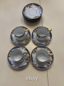 A Set of Four Windsor by Bavaria Tirschenreuth Demitasse China Cups