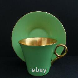 A scarce Shelley Art Deco 11781 Regent shape demitasse cup & saucer C. 1930