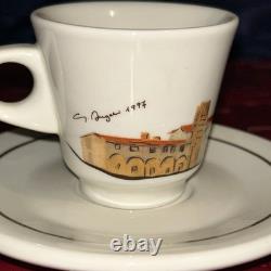 ACF 1997 Italian CityScapes Porcelain Demitasse Espresso 6 Cups & Saucers
