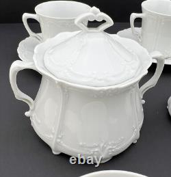 ALT Tirschenreuth 1838, Baronesse White Espresso / Demitasse / Mocha Set For 7