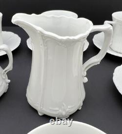 ALT Tirschenreuth 1838, Baronesse White Espresso / Demitasse / Mocha Set For 7