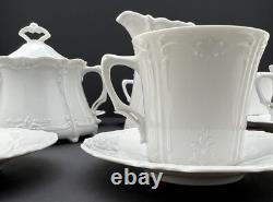ALT Tirschenreuth 1838, Baronesse White Espresso / Demitasse / Mocha Set For 7