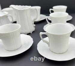 ALT Tirschenreuth 1838, Baronesse White Espresso / Demitasse / Mocha Set For 7