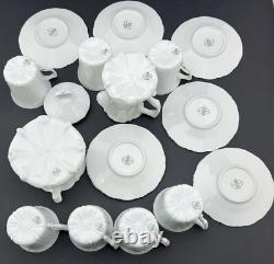 ALT Tirschenreuth 1838, Baronesse White Espresso / Demitasse / Mocha Set For 7