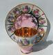 Aofi Bavaria Germany Fragonard Love Story Gold Gild Pink Demi-tasse Cup & Saucer
