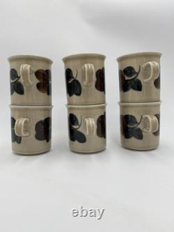 ARABIA FINLAND Ruija Troubadour Coffee Pot + (6) Cups & Saucers Tea Demitasse