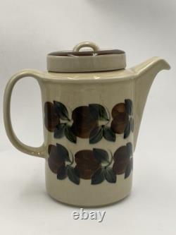 ARABIA FINLAND Ruija Troubadour Coffee Pot + (6) Cups & Saucers Tea Demitasse