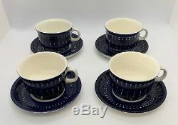 ARABIA Finland VALENCIA Teapot Set ULLA PROCOPÉ With 4 Demitasse Cups & Saucers