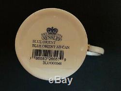 AYNSLEY English China BLUE ORIENT Demitasse Espresso Cup/Saucer 12 Pc Set withBox