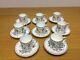 Aynsley Pembroke Demitasse Cup & Saucers (8 Sets) Fine English China Withgold Trim