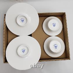 Alessi Supa Mocha Espresso Demitasse Cup Saucer Set Tom Kovac White New