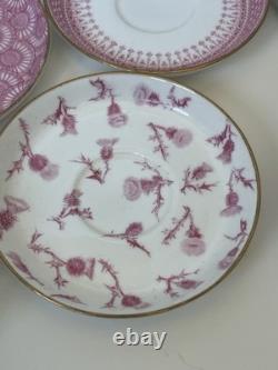 Antique 1883 Royal Worcester Demitasse Tea Set for Bailey Banks & Biddle As-Is