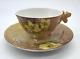 Antique 1900s Guerin Limoges Wg&co Demitasse Tea Cup & Saucer Dragonfly Handle