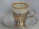 Antique 1909 Sterling Tiffany & Co Demitasse Cup And Saucer 5 Available