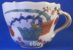 Antique 19thC Meissen Porcelain Kakiemon Demitasse Cup & Saucer Porzellan Tasse