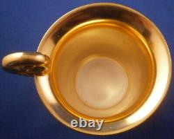 Antique 20thC Nymphenburg Porcelain Demitasse Cup & Saucer Porzellan Tasse