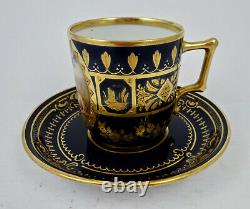 Antique Austrian Demitasse Cup & Saucer, Vienna Style