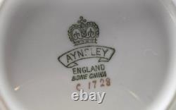 Antique Aynsley 5 Demitasse Cups & Saucers Sets Pompadour Pink C1728 c1891