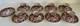 Antique Booths Rajah Demitasse Set 8 Cups & 11 Saucers Imari Style England