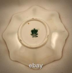 Antique Coalport Demitasse Cup & Saucer, Footed