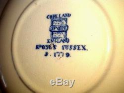 Antique Copeland Spode England Demitasse cup and saucer says S 1779 on bottom