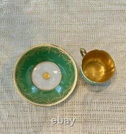 Antique DRESDEN Demitasse Cup & Saucer