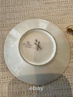 Antique DRESDEN Demitasse Cup & Saucer