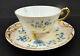 Antique Delinieres Limoges Demitasse Cup & Saucer, Footed