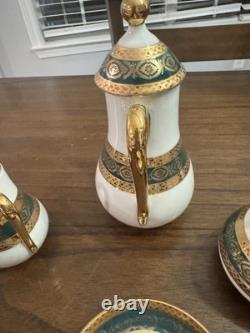 Antique Demitasse Coffee/ Tea Service Full Set by C. P. Limoges France