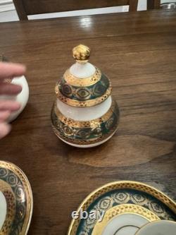 Antique Demitasse Coffee/ Tea Service Full Set by C. P. Limoges France Antique Demitasse Coffee/ Tea Service Full Set by C. P. Limoges France