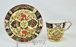 Antique Derby Demitasse Cup & Saucer, Persian Style